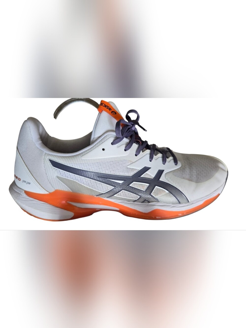 ASICS Solution Speed FF 3 Tennis Shoes Men's 11.5 White Orange